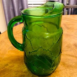 Anchor Hocking 1970's Spearmint Pitcher